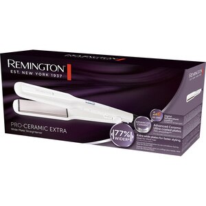 Placa de indreptat parul REMINGTON Pro-Ceramic S5527, 230 grade, invelis ceramic, alb Placa de indreptat parul REMINGTON Pro-Ceramic S5527, 230 grade, invelis ceramic, alb