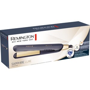 Placa de indreptat parul REMINGTON Sapphire Luxe S5805, 230 grade, invelis ceramic, albastru Placa de indreptat parul REMINGTON Sapphire Luxe S5805, 230 grade, invelis ceramic, albastru