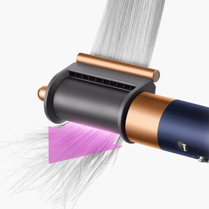 Ondulator Multistyler Dyson HS05 Airwrap Complete Long Volumise, 90 grade, invelis ceramic, albastru de Prusia-cupru Ondulator Multistyler Dyson HS05 Airwrap Complete Long Volumise, 90 grade, invelis ceramic, albastru de Prusia-cupru