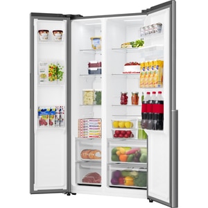 Side by Side GORENJE NRS917D41XWD, NoFrost Plus, 541 l, H 178.6 cm, Clasa D, Dozator apa, argintiu Side by Side GORENJE NRS917D41XWD, NoFrost Plus, 541 l, H 178.6 cm, Clasa D, Dozator apa, argintiu