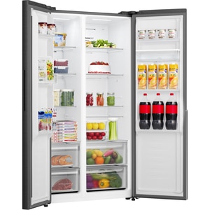 Side by Side GORENJE NRS917E41BXWD, NoFrost Plus, 541 l, H 178.6 cm, Clasa E, Dozator apa, negru Side by Side GORENJE NRS917E41BXWD, NoFrost Plus, 541 l, H 178.6 cm, Clasa E, Dozator apa, negru