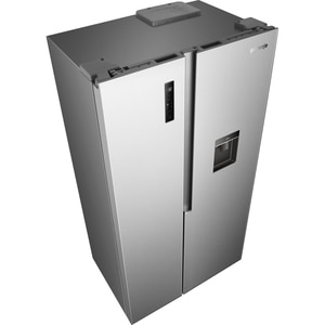 Side by Side GORENJE NRS917E41XWD, NoFrost Plus, 541 l, H 178.6 cm, Clasa E, Dozator apa, argintiu Side by Side GORENJE NRS917E41XWD, NoFrost Plus, 541 l, H 178.6 cm, Clasa E, Dozator apa, argintiu