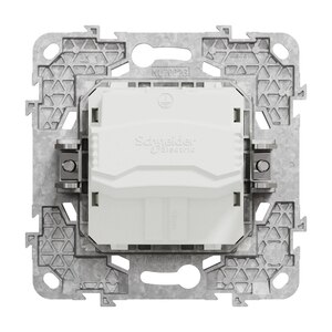 Priza SCHNEIDER Noua Unica NU503718Z, 2P+E 16A, IP20, Obturatoare, Suport fixare si gheare, alb Priza SCHNEIDER Noua Unica NU503718Z, 2P+E 16A, IP20, Obturatoare, Suport fixare si gheare, alb