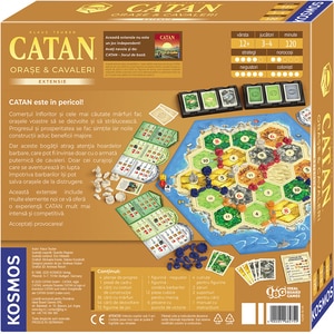 Joc de societate CATAN Extensie - Orase si cavaleri 3/4 editia 2025 OC3425, 12 ani+, 3-4 jucatori Joc de societate CATAN Extensie - Orase si cavaleri 3/4 editia 2025 OC3425, 12 ani+, 3-4 jucatori