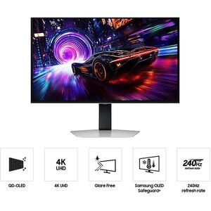 Monitor Gaming OLED SAMSUNG Odyssey G8 LS27FG810SUXEN, 27", 4K UHD, 240Hz, AMD FreeSync Premium Pro, HDR10+, pivot, argintiu Monitor Gaming OLED SAMSUNG Odyssey G8 LS27FG810SUXEN, 27", 4K UHD, 240Hz, AMD FreeSync Premium Pro, HDR10+, pivot, argintiu