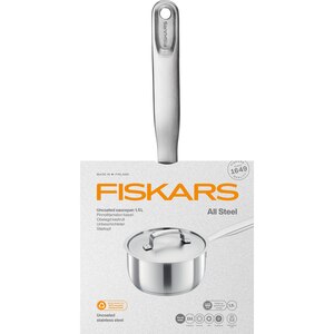Cratita FISKARS All Steel 1064750, 1.5l, 16cm, otel inoxidabil, argintiu Cratita FISKARS All Steel 1064750, 1.5l, 16cm, otel inoxidabil, argintiu