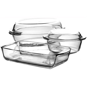 Set vase termorezistente PASABAHCE Borcam 468121, 5 piese, sticla, 2.1-4.05l, transparent Set vase termorezistente PASABAHCE Borcam 468121, 5 piese, sticla, 2.1-4.05l, transparent