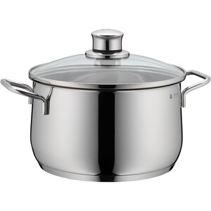 Set vase WMF Diadem Plus 733556040, 5 piese, 16-24cm, 1.5-6.5l, inox argintiu Set vase WMF Diadem Plus 733556040, 5 piese, 16-24cm, 1.5-6.5l, inox argintiu
