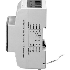 Contor trifazat ORNO OR-WE-520, 80A, 230V, IP20, alb Contor trifazat ORNO OR-WE-520, 80A, 230V, IP20, alb