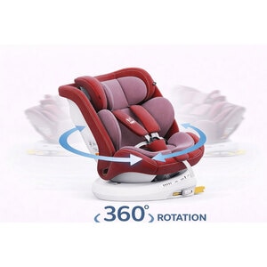 Scaun auto BUF BOOF P100 Plus rotativ 360 grade P100RED, Isofix, 0-36 kg, R129, rosu Scaun auto BUF BOOF P100 Plus rotativ 360 grade P100RED, Isofix, 0-36 kg, R129, rosu