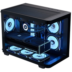 Carcasa AEROCOOL P300C V1, USB 3.0, Fara sursa, Iluminare ARGB, negru Carcasa AEROCOOL P300C V1, USB 3.0, Fara sursa, Iluminare ARGB, negru