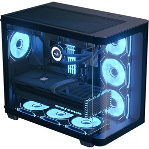 Carcasa AEROCOOL P500C V1, USB 3.0, Fara sursa, Iluminare ARGB, negru Carcasa AEROCOOL P500C V1, USB 3.0, Fara sursa, Iluminare ARGB, negru