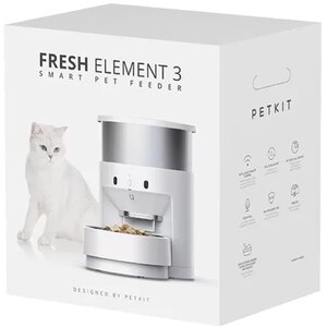 Hranitor automat animale de companie PETKIT Fresh Element 3, Smart, 5 l, alb-gri Hranitor automat animale de companie PETKIT Fresh Element 3, Smart, 5 l, alb-gri