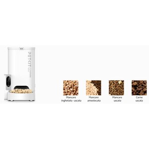 Hranitor automat animale de companie PETKIT Yumshare Solo, Camera Full HD, 3 l, alb Hranitor automat animale de companie PETKIT Yumshare Solo, Camera Full HD, 3 l, alb