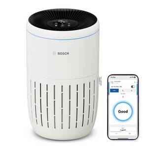 Purificator aer BOSCH AIR2000I, WiFi, HEPA, 3 trepte de viteza, alb Purificator aer BOSCH AIR2000I, WiFi, HEPA, 3 trepte de viteza, alb