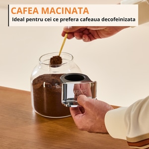 Espressor semi-automat KRUPS Coffee Crush SA401LE0, 1.8l, 1350W, 15 bar, verde-negru Espressor semi-automat KRUPS Coffee Crush SA401LE0, 1.8l, 1350W, 15 bar, verde-negru