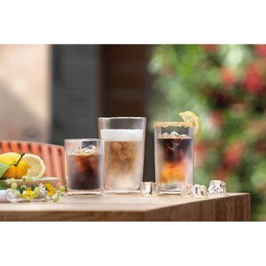 Set pahare DELONGHI Cold Brew, 2 piese, 300 ml, sticla Set pahare DELONGHI Cold Brew, 2 piese, 300 ml, sticla