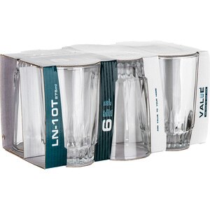 Set pahare apa VALUE, 6 piese, 275 ml, sticla Set pahare apa VALUE, 6 piese, 275 ml, sticla