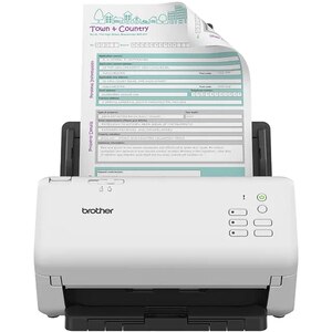 Scaner BROTHER ADS-4300N, A4, USB, Retea, alb Scaner BROTHER ADS-4300N, A4, USB, Retea, alb
