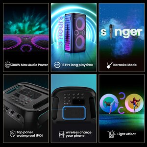 Boxa portabila HISENSE Party Storm, 2.0 CH, 300 W Boxa portabila HISENSE Party Storm, 2.0 CH, 300 W