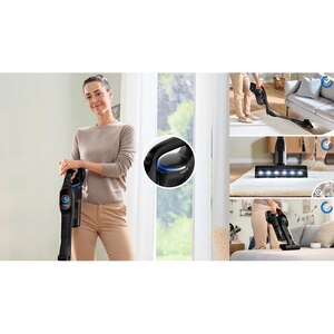 Aspirator vertical 2in1 BOSCH Unlimited 10 BCS1051POW, 0.4l, 18V, autonomie max 100 min, MicroClean, negru Aspirator vertical 2in1 BOSCH Unlimited 10 BCS1051POW, 0.4l, 18V, autonomie max 100 min, MicroClean, negru