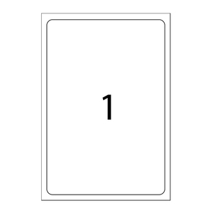 Etichete autoadezive A-SERIES, 210 mm x 297 mm, 100 coli/top Etichete autoadezive A-SERIES, 210 mm x 297 mm, 100 coli/top