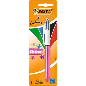 Pix cu mecanism BIC Color Shine, 1.0 mm, diverse culori Pix cu mecanism BIC Color Shine, 1.0 mm, diverse culori