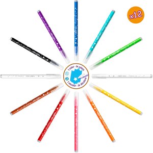 Set instrumente colorat BIC Kids Activity Case, set 64 Set instrumente colorat BIC Kids Activity Case, set 64