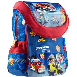 Ghiozdan ASTRA Playmobil PL02, rosu-albastru Ghiozdan ASTRA Playmobil PL02, rosu-albastru