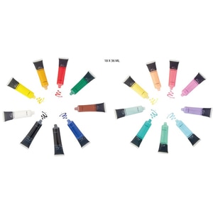 Set acrilice NASSAU Fine Art, 36 ml, 18 culori Set acrilice NASSAU Fine Art, 36 ml, 18 culori