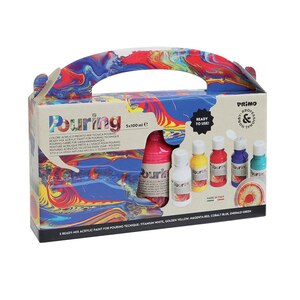 Tempera PRIMO MC004002, 100 ml, 5 culori Tempera PRIMO MC004002, 100 ml, 5 culori