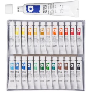 Tempera acrilica MP MR134558, 12 ml, 24 culori Tempera acrilica MP MR134558, 12 ml, 24 culori