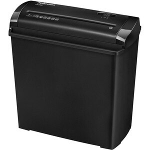Distrugator documente manual FELLOWES Powershred P-25S, 5 coli, 11l, Strip-Cut, negru Distrugator documente manual FELLOWES Powershred P-25S, 5 coli, 11l, Strip-Cut, negru