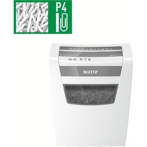 Distrugator documente manual LEITZ Office, 8 coli, 15l, Cross-Cut, alb Distrugator documente manual LEITZ Office, 8 coli, 15l, Cross-Cut, alb