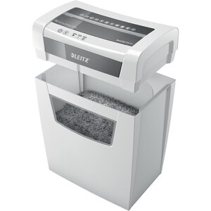 Distrugator documente manual LEITZ Office, 8 coli, 15l, Cross-Cut, alb Distrugator documente manual LEITZ Office, 8 coli, 15l, Cross-Cut, alb