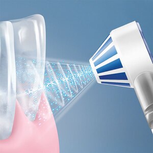 Irigator bucal ORAL-B Aquacare 6, 3 viteze, 3 capete, 150 ml, alb Irigator bucal ORAL-B Aquacare 6, 3 viteze, 3 capete, 150 ml, alb