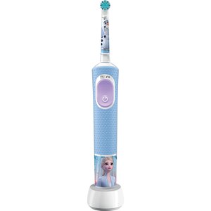 Periuta de dinti electrica copii ORAL-B Pro Kids Frozen, 7600 miscari/min, Curatare 2D, 2 programe, 1 capat, albastru Periuta de dinti electrica copii ORAL-B Pro Kids Frozen, 7600 miscari/min, Curatare 2D, 2 programe, 1 capat, albastru