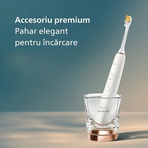 Set 2 Periute de dinti electrice PHILIPS Sonicare Diamond Clean HX9914/69, 62000 miscari/min, Curatare 3D, 4 programe, 2 capete, alb/negru Set 2 Periute de dinti electrice PHILIPS Sonicare Diamond Clean HX9914/69, 62000 miscari/min, Curatare 3D, 4 programe, 2 capete, alb/negru