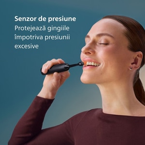 Set 2 Periute de dinti electrice PHILIPS Sonicare Diamond Clean HX9914/69, 62000 miscari/min, Curatare 3D, 4 programe, 2 capete, alb/negru Set 2 Periute de dinti electrice PHILIPS Sonicare Diamond Clean HX9914/69, 62000 miscari/min, Curatare 3D, 4 programe, 2 capete, alb/negru