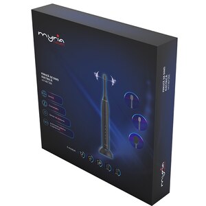 Periuta de dinti electrica MYRIA MY4872BK, 5 programe, 4 capete, negru Periuta de dinti electrica MYRIA MY4872BK, 5 programe, 4 capete, negru