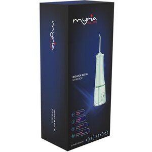 Irigator bucal MYRIA MY4873GR, 5 viteze, 2 capete, 220ml, verde Irigator bucal MYRIA MY4873GR, 5 viteze, 2 capete, 220ml, verde