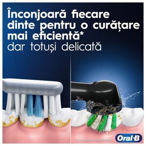 Periuta de dinti electrica ORAL-B Vitality PRO, 7600 miscari/min, Curatare 2D, 3 programe, 1 capat, negru Periuta de dinti electrica ORAL-B Vitality PRO, 7600 miscari/min, Curatare 2D, 3 programe, 1 capat, negru