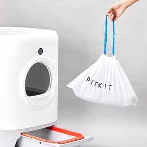 Pungi igienice litiera PETKIT, 20 bucati, alb Pungi igienice litiera PETKIT, 20 bucati, alb