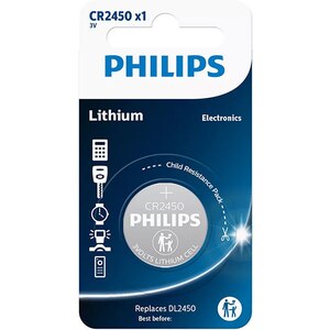 Baterie litiu CR2450/10B PHILIPS, 3V Baterie litiu CR2450/10B PHILIPS, 3V