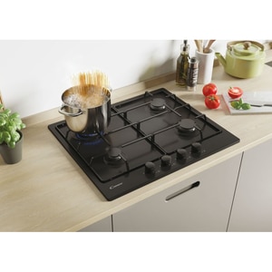 Plita incorporabila CANDY CHG6BRBB, Gaz, 4 arzatoare, negru Plita incorporabila CANDY CHG6BRBB, Gaz, 4 arzatoare, negru