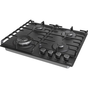 Plita incorporabila GORENJE GW642AB, Gaz, 4 arzatoare, Wok, negru Plita incorporabila GORENJE GW642AB, Gaz, 4 arzatoare, Wok, negru