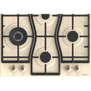 Plita incorporabila GORENJE GW6D42CLI, Gaz, 4 arzatoare, Wok, crem Plita incorporabila GORENJE GW6D42CLI, Gaz, 4 arzatoare, Wok, crem