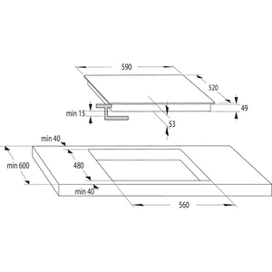 Plita incorporabila HISENSE HI6442BSCE, Inductie, 4 arzatoare, Touch Control, negru Plita incorporabila HISENSE HI6442BSCE, Inductie, 4 arzatoare, Touch Control, negru