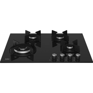 Plita incorporabila BEKO HINW64229S, Gaz, 4 arzatoare, Wok, negru Plita incorporabila BEKO HINW64229S, Gaz, 4 arzatoare, Wok, negru