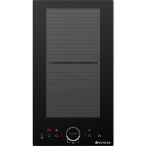 Plita incorporabila VORTEX VPI30DBK02Y, Inductie, 2 arzatoare, Touch control, negru Plita incorporabila VORTEX VPI30DBK02Y, Inductie, 2 arzatoare, Touch control, negru